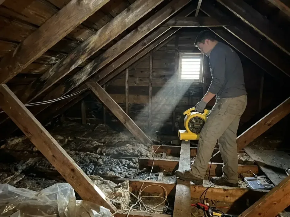 attic-water-damage-drying-proc-007 — frequently asked questions, Emergency Water Extraction & 24/7 Flood Response in Bethany…